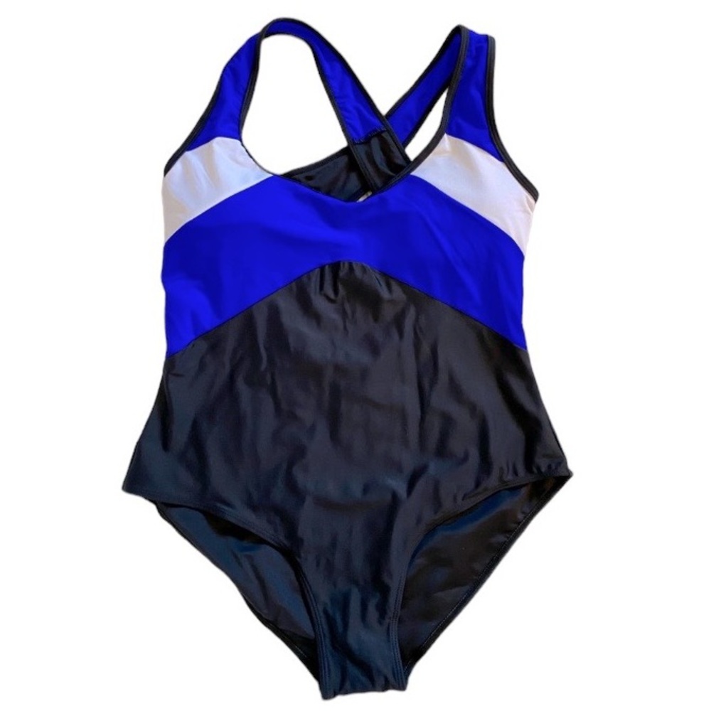 JACK SMITH womens modest Athletic sport training swimsuit one piece size XL NWT